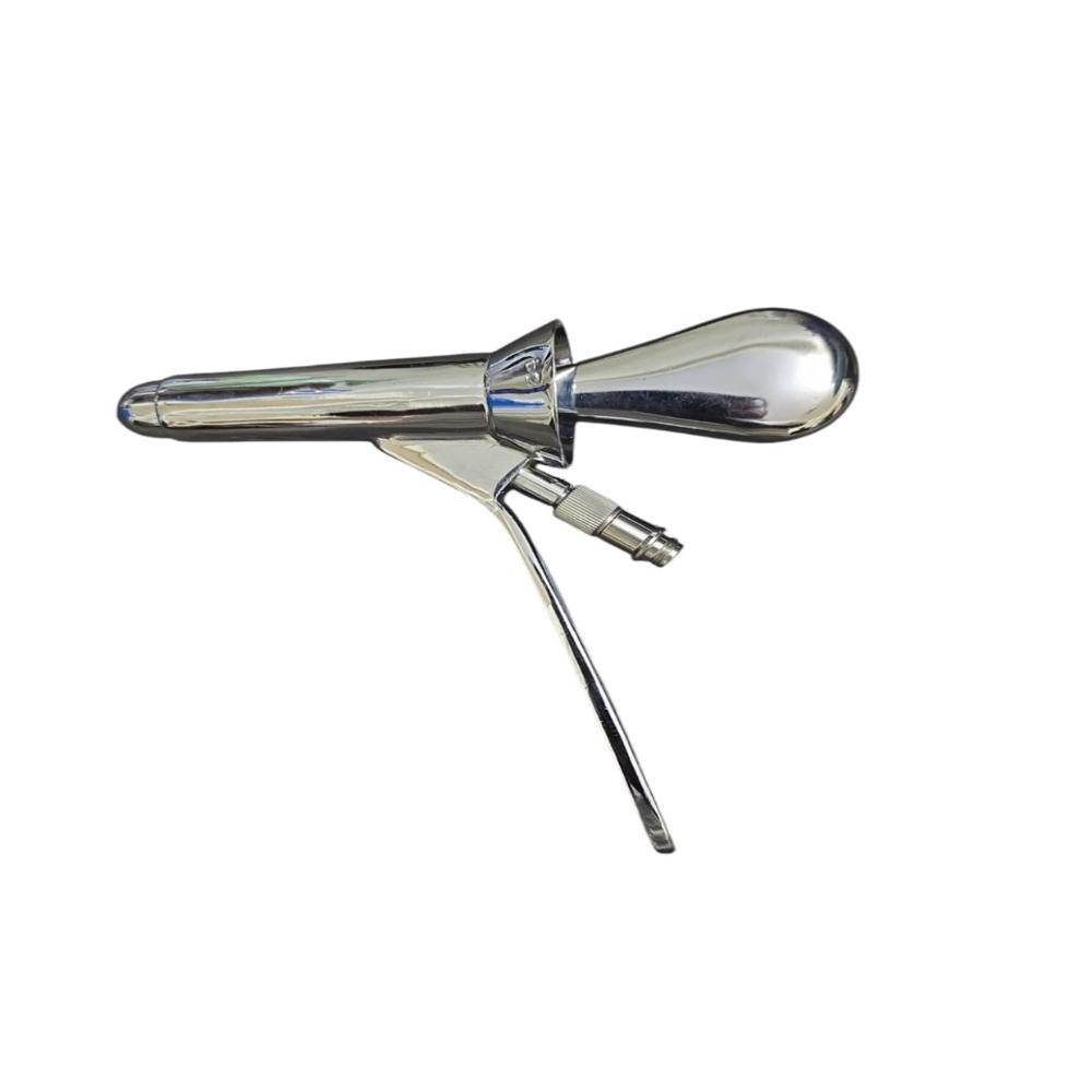 Protoscope / Rectal Speculum Bright Finish with Fiber Optic Illuminator Extra Large