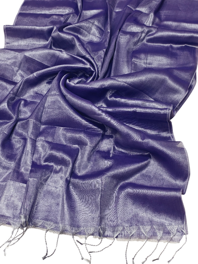 Tissu Cotton Saree - Color: Blue