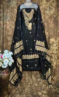 Ladies Kalka Motif Churider Piece With Dupatta - Color: Multicolor
