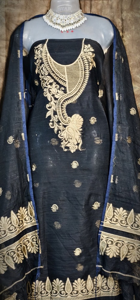 Ladies Kalka Motif Churider Piece With Dupatta - Color: Multicolor