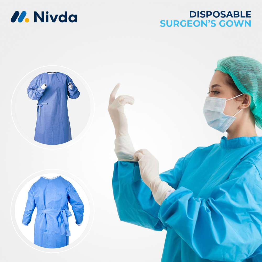 Disposable Sms Surgeon Gown 45 GSM