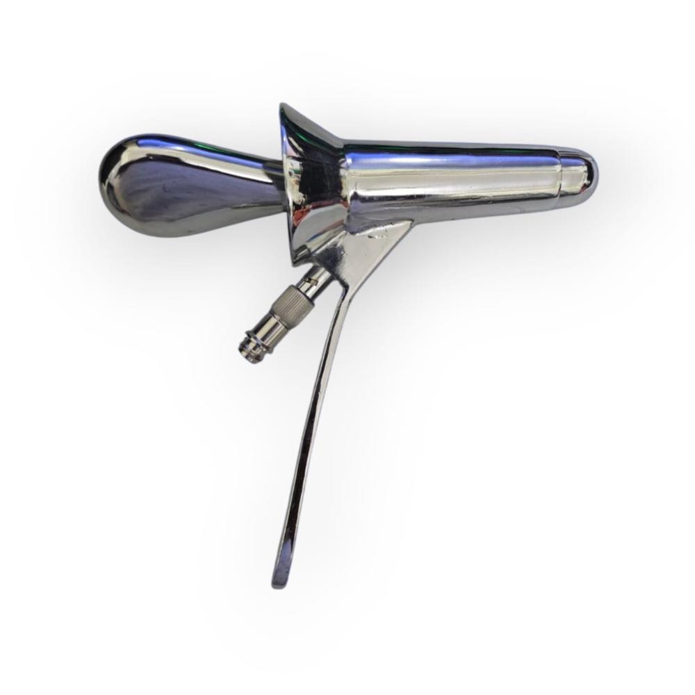 Protoscope / Rectal Speculum Bright Finish With Fiber Optic Illuminator Large - Material: Steel