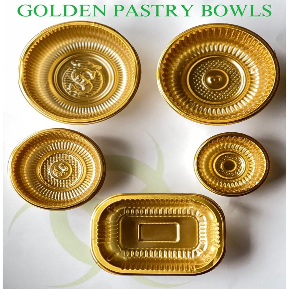 Plastic Golden Bowls