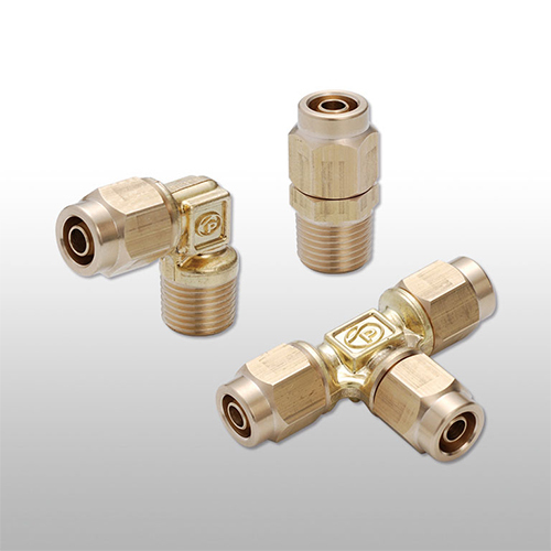 All Brass Compression Fitting - Color: Golden