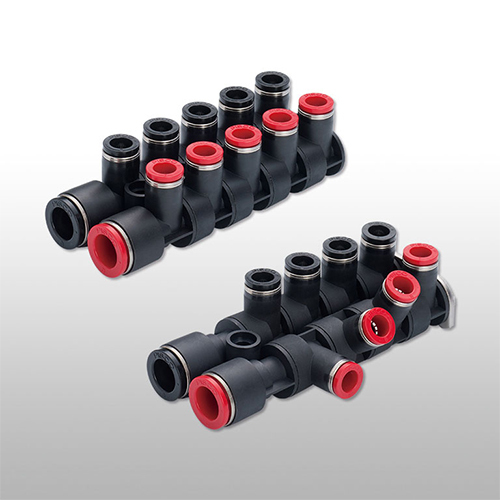 2-Circuit Junction Block - Color: Black