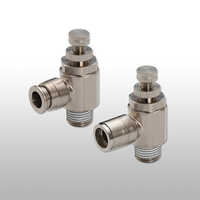 Throttle (needle)valve Brass - Color: Sliver