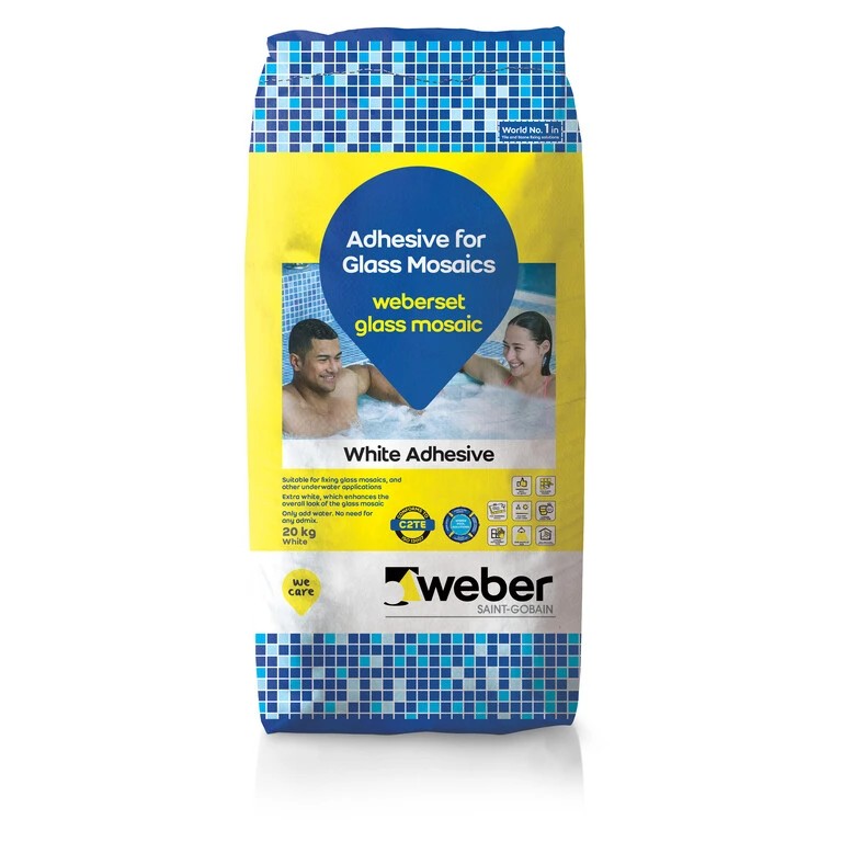 Weber Set Glass Mosaic Tile Adhesives - Physical Form: Powder