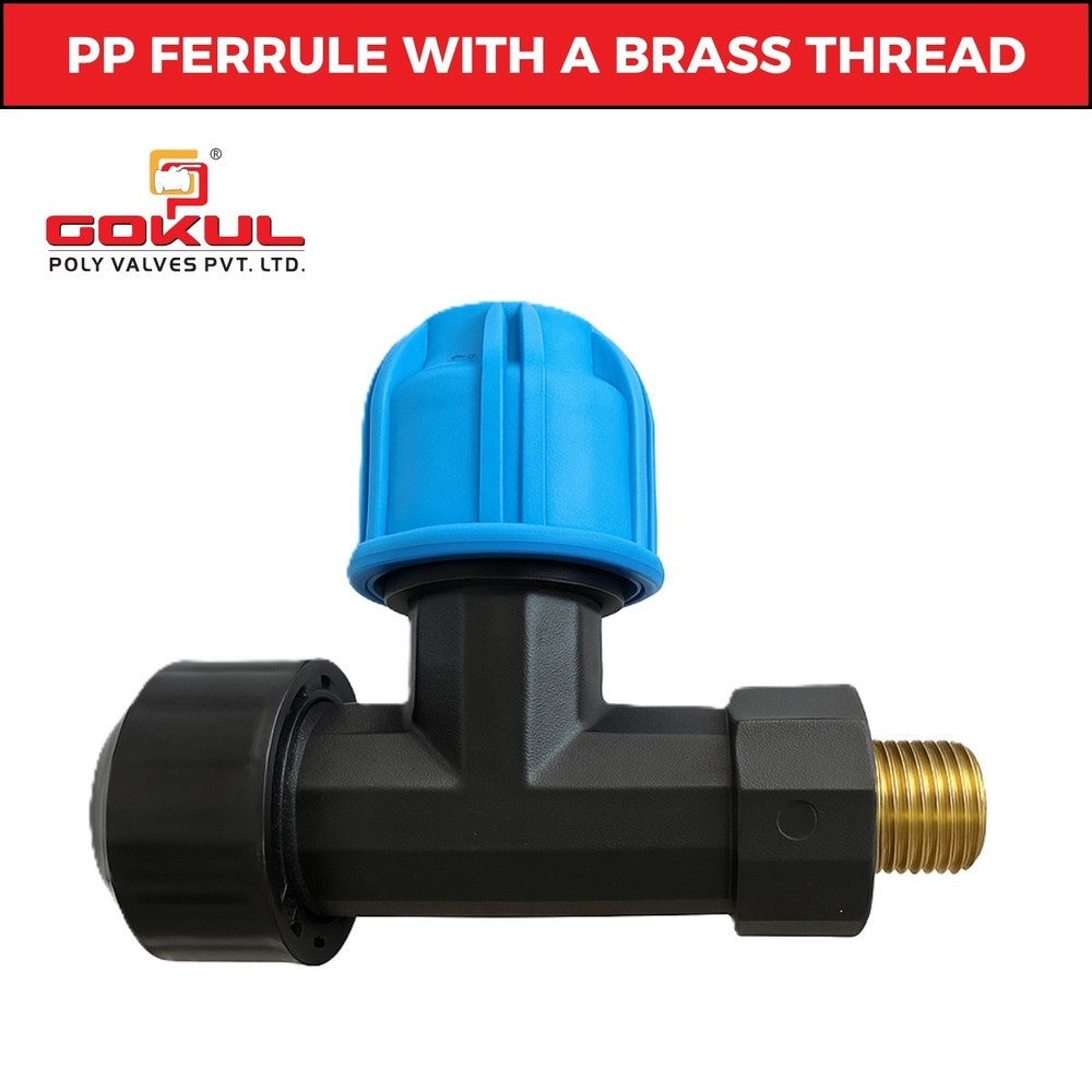 20mm Pp Compression Ball Valve - Application: Industrial & Water Line