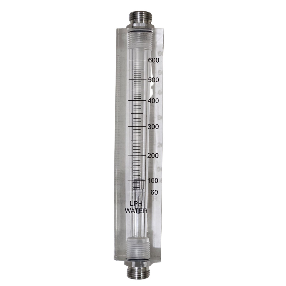 Online Acrylic Rotameter - Color: White