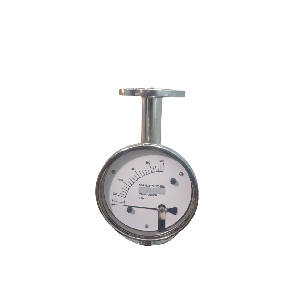 Metal Tube Rotameter - Mild Steel, Rigid Structure, Silver Finish | Digital Display, Manual Control, Industrial Flow Measurement