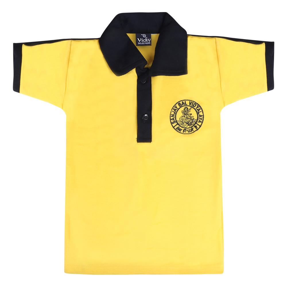 Half Sleeve Yellow T-shirt