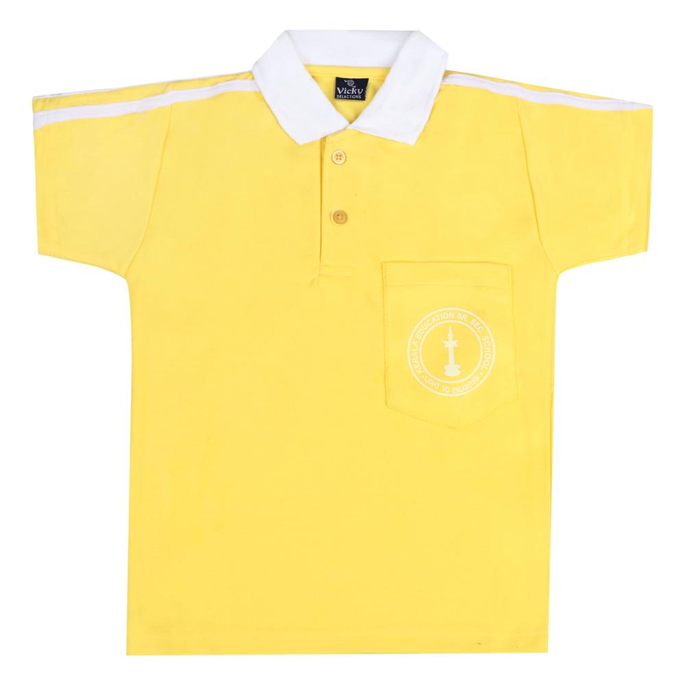 Half Sleeve Yellow T-shirt