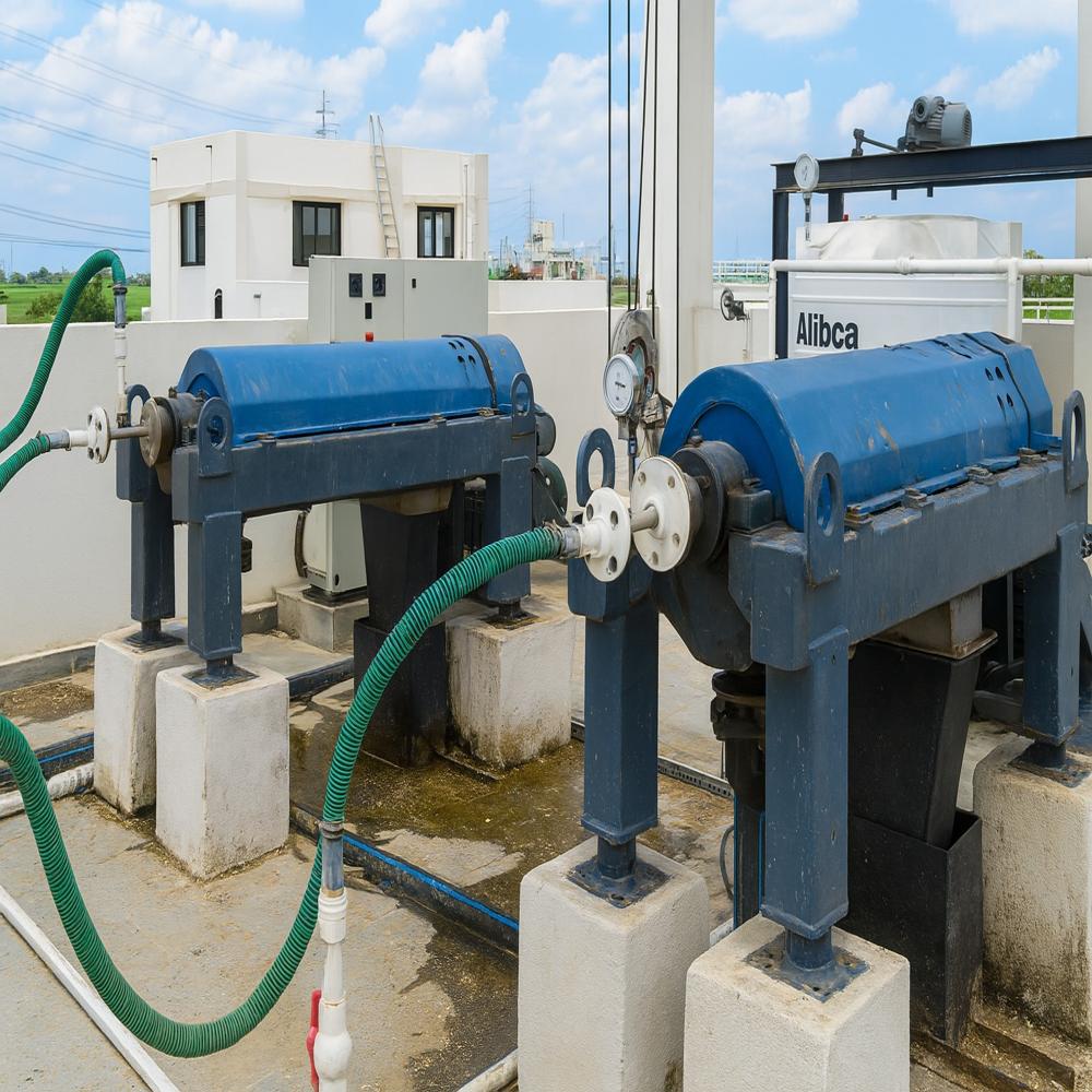 WCPL CETP SS316 Self Cleaning Dewatering Sludge Decanter