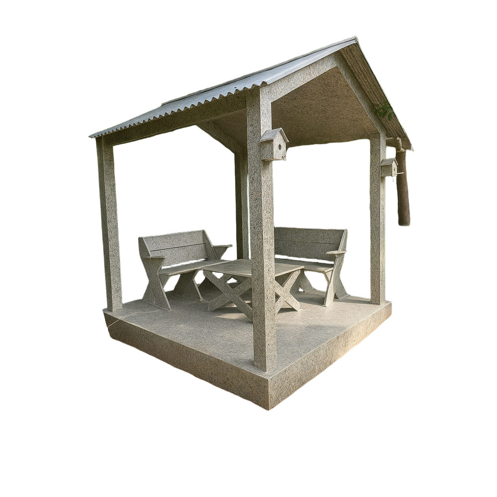 Recycled Plastic Park Cabin - Color: Grey