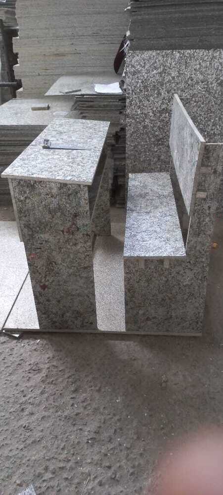 Customized Recycled Plastic School Bench - Color: Grey