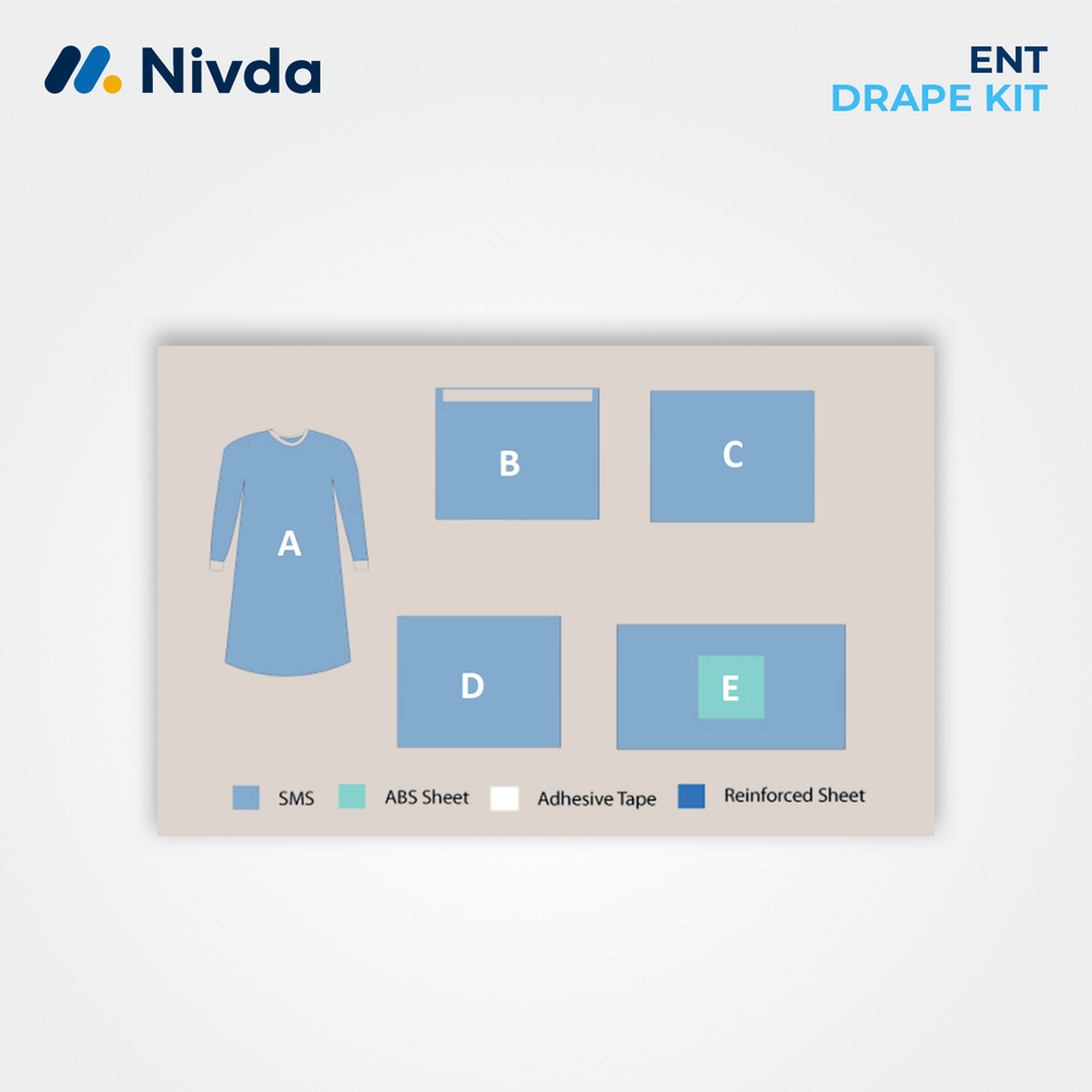 Disposable ENT Drape