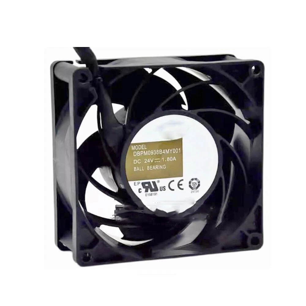 AVC DBPM0938B4MY001 24V DC 1.80A 9CM 9238mm PLASTIC BALL Axial Cooling Fan