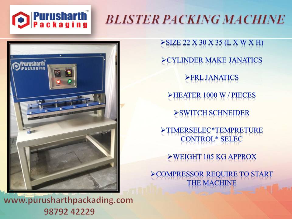 Scrubber Blister Packaging Machine - Automatic Grade: Semi-automatic