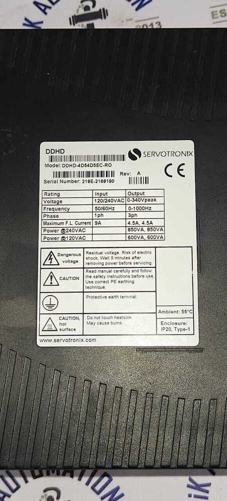 Servotronix Ddhd-4d54d5ec-ro