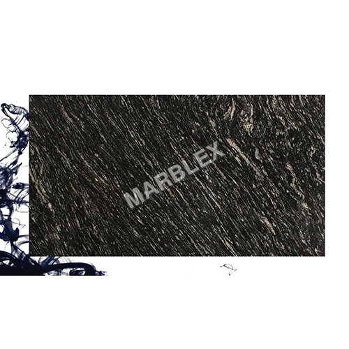 Marcina Black Granite Slab - Application: Flooring / Commercial