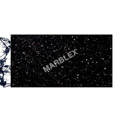 Black Galaxy Granite Slab - Application: Flooring / Commercial