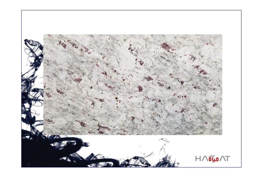 Moon White Granite Slab - Application: Flooring / Commercial