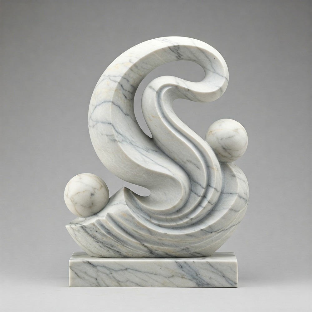 Marble Abstract Sculpture - Color: Various Available