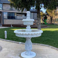 White Marble Garden Fountain