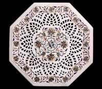 Designer Marble Dining Table Top - Color: Various Available