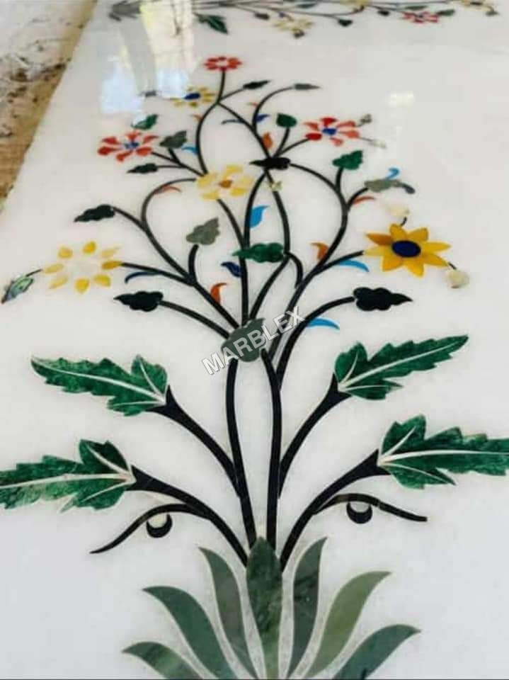 Marble Inlay Flooring - Color: Different Available
