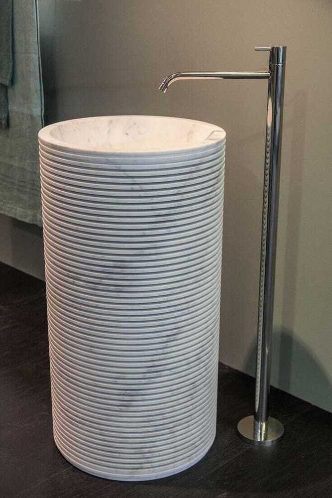 Marble Pedestal Wash Basin - Color: Any Color