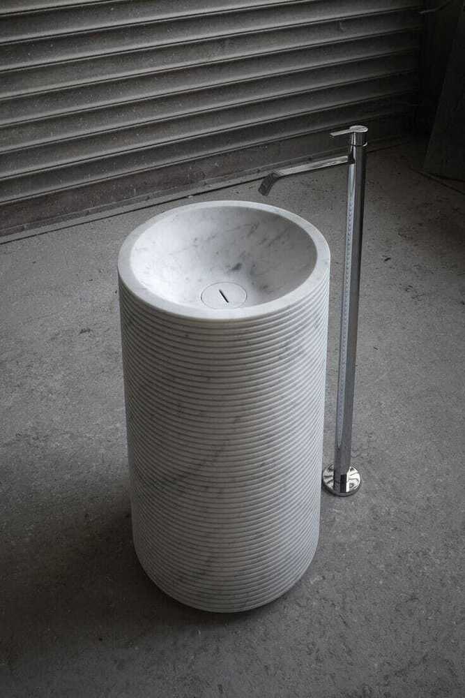 Marble Pedestal Wash Basin