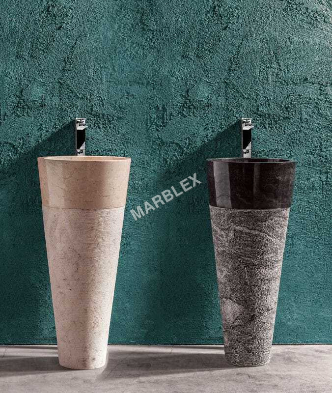 Designer Pedestal Wash Basin - Color: Any Color