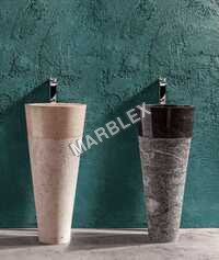 Designer Pedestal Wash Basin - Color: Any Color