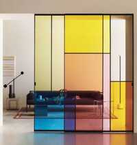 Color Eva Laminated Glass - Pattern: Plain