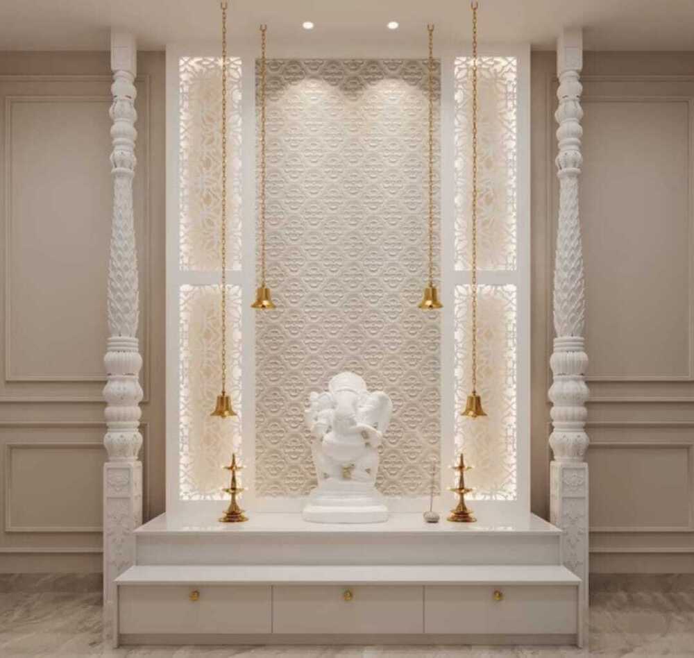 Marble Temple - Color: White