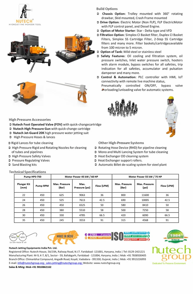 Electrojet and Powerjet 750 Series