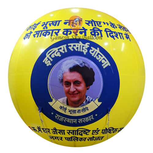 Advertising Sky Balloon Indira Gandhi