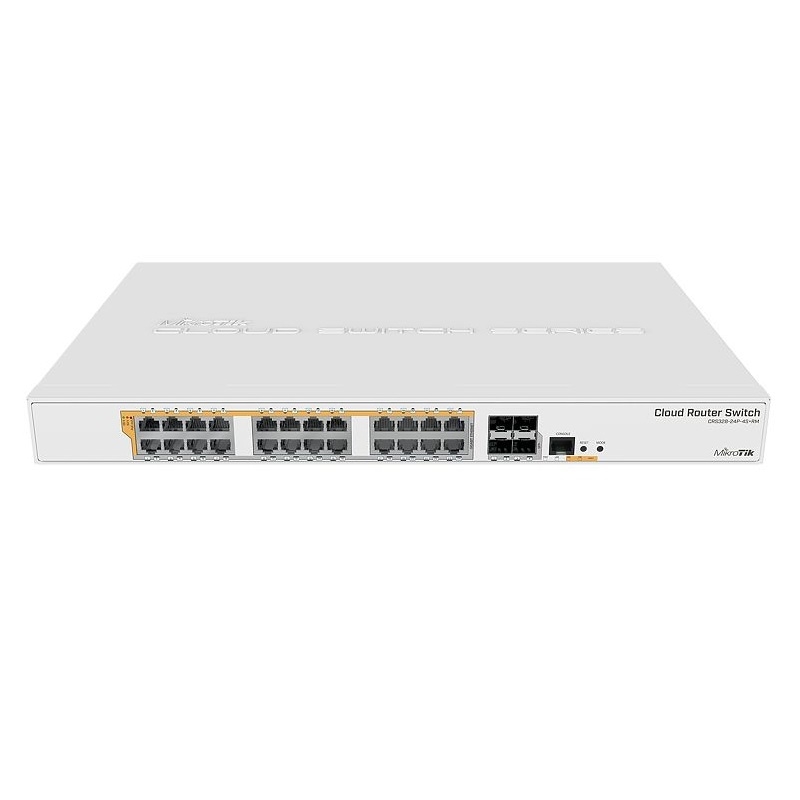 MIKROTIK CRS328-24P-4S+RM 24 PORT GIGABIT 802.3AF + PASSIVE POE SWITCH