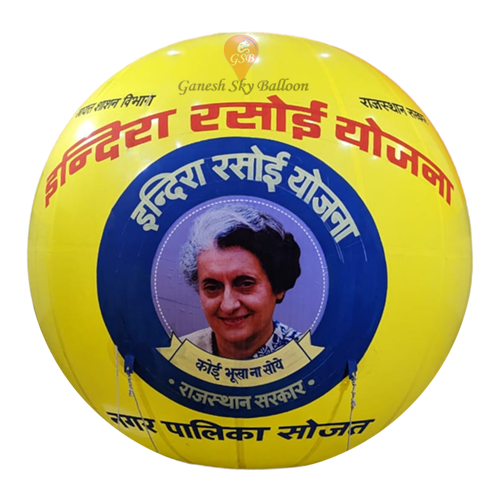 Indira Gandhi Advertising Sky Balloon