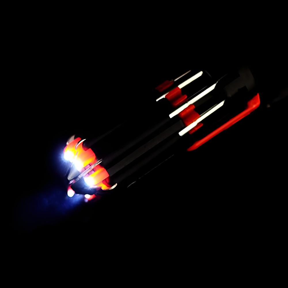 8 In 1 Mini Combination Screwdriver Set Repair Tool Kit With 6 Led Torch Lights Qc-178 Portable Magnetic Head Emergency Pocket Friendly For Opening And Repairing All Electronics Devices - Features: High Quality