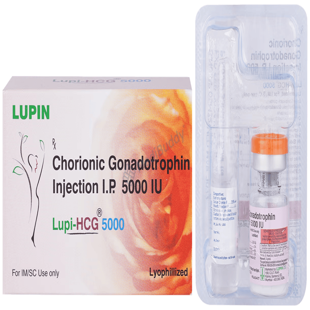 Lupi-HCG 5000 Human chorionic gonadotropin (hCG) (5000IU) Injection