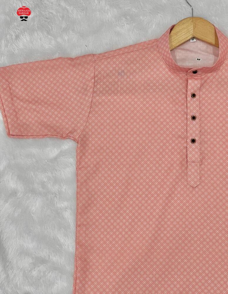 Mans Cotton Short Kurta