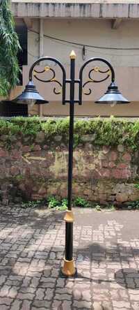 Double Arm Bracket Garden Light Pole