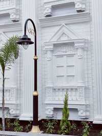Garden Light Decorative Pole - Color: Black