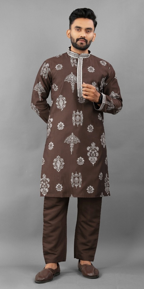Mans Kurta With Payjam - Design: Traditional