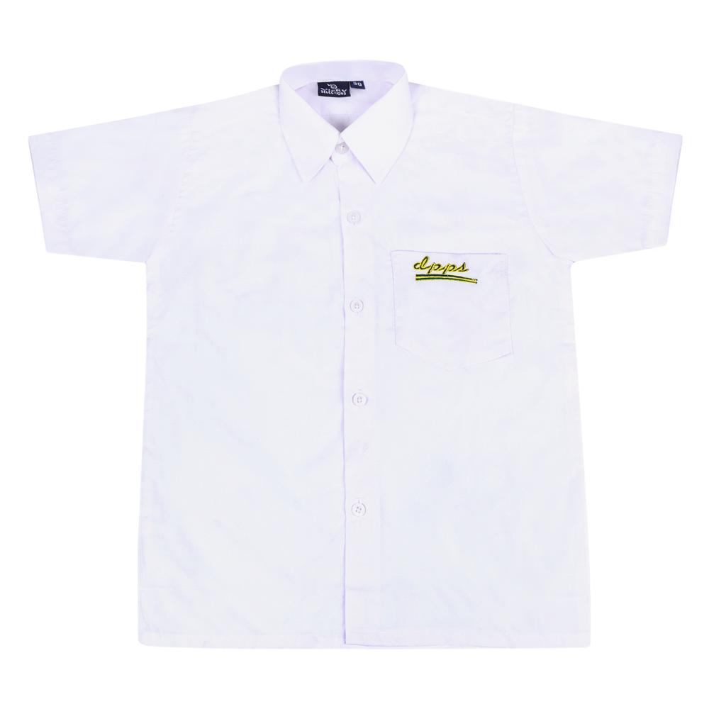 White Half Sleeve Shirt - Age Group: Nursery To 12th