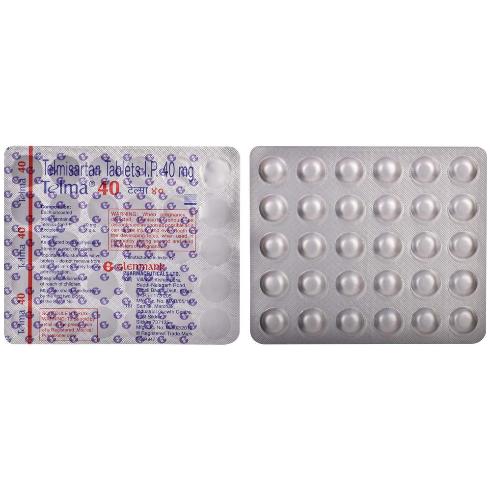 Telma 40 Telmisartan (40mg) Tablet