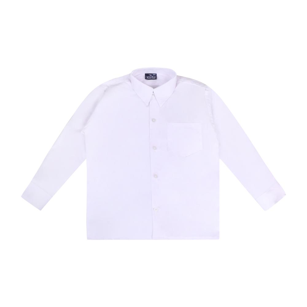White Full Sleeve Shirt - Age Group: Nursery To 12th