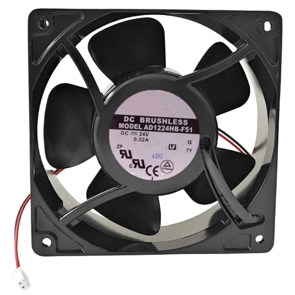 ADDA AD1224HB-F51 24V DC 0.32A 2-Wire 12038mm PLASTIC BALL Axial Cooling Fan